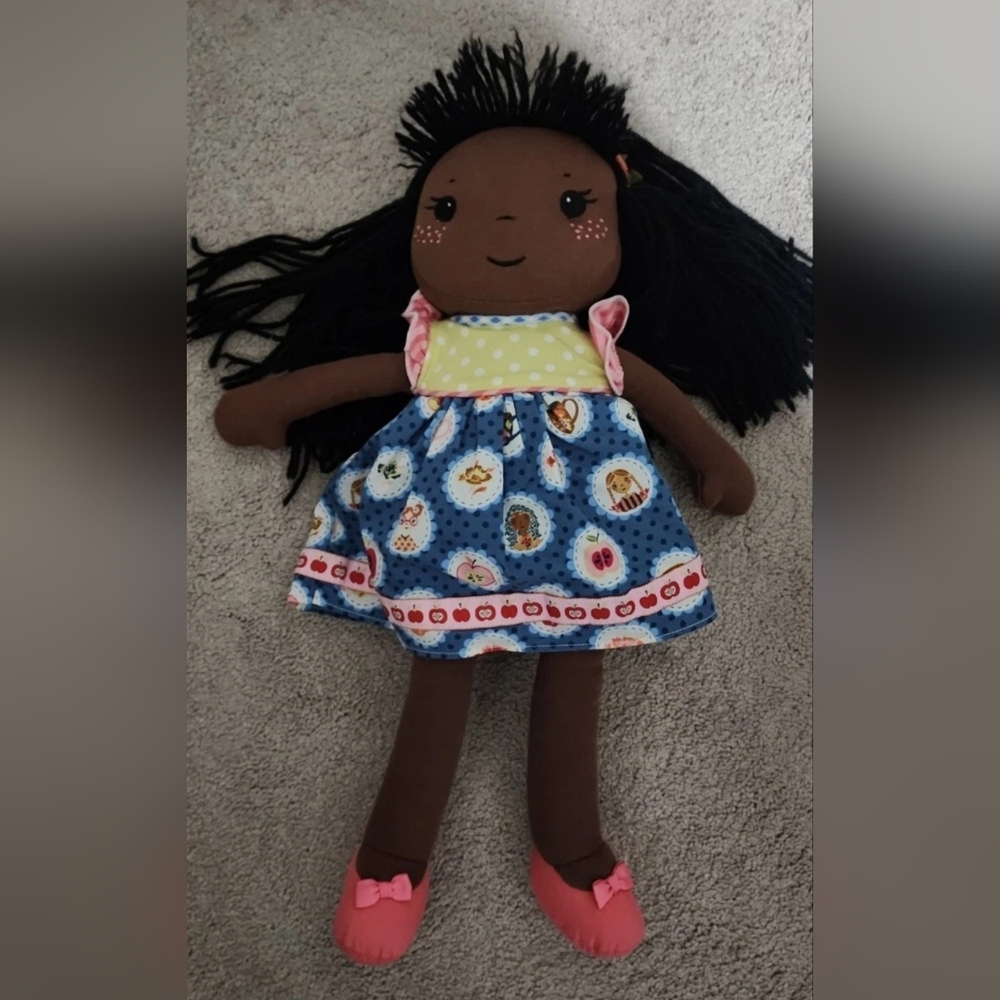 Matilda Jane Ruby 18” Doll apple school dress